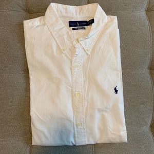 Ralph Lauren Men's short sleeve shirt XXL feather weight twill